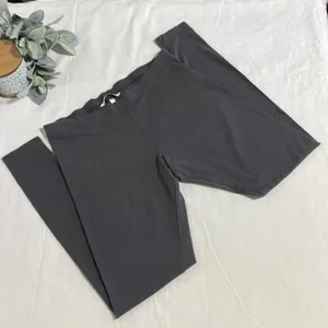 Victoria's Secret · Medium · Gray · Cotton Blend Straight Leggings thumbnail 1