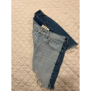 PacSun Jean Skirt Two Tone Distressed Raw Hem Size 27 thumbnail 4