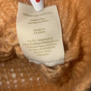 Free People Light & Lofty Coastal Loose Knit Alpaca Wool Orange Sweater Sz Small thumbnail 6