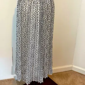 Rachel Zoe Black and White leopard print Skirt sz L thumbnail 6