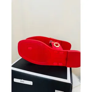 Larroudé Milan Slide Cushioned Sandal (Women), Scarlett Red,‎ Size 8/9, NWT thumbnail 14