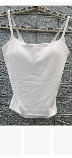 Oner Active SoftMotion Strappy Tank Built-In Bra White Size S thumbnail 2
