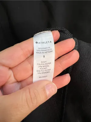 Athleta Black Zip-Front Pullover‎ dress small thumbnail 4
