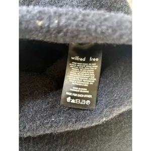 Aritzia Wilfred Free Pull On Fuzzy Knit Black Pants Size Small thumbnail 3