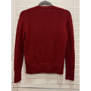 NEW Madewell Wrap Sweater Women XXS Red Surplice Wool Alpaca Blend H6985 Classic thumbnail 5