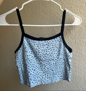 brandy melville blue cheetah tank thumbnail 2