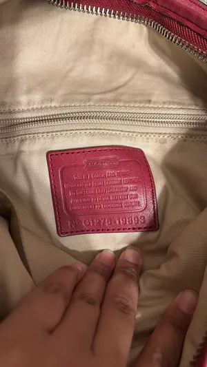 Coach Red Leather Shoulder Bag  thumbnail 2