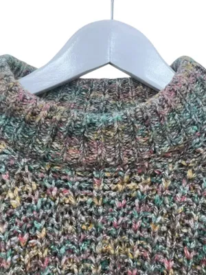 Urban Outfitters Casey Mock Neck Sweater S Multicolor Marled Relaxed Cozy Chic thumbnail 8