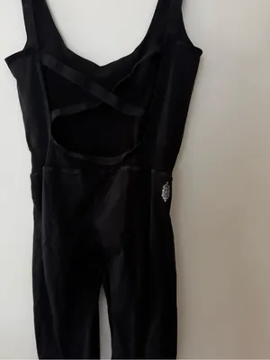 Free People Movement Good Karma Onesie Washed Black thumbnail 9