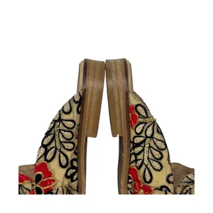 Free People At Ease Brocade Embroidered Loafer Mule Size 39 EU thumbnail 8