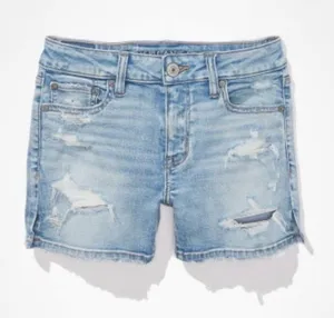 American Eagle Next Level Denim Midi Short thumbnail 1