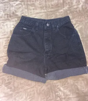 Lee Black Denim Shorts thumbnail 1