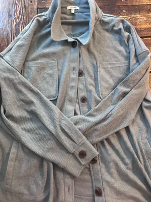 Maurice’s Jacket Western Blue Button Up  thumbnail 1