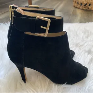 Adrienne Vittadini AV-Gail Stiletto Ankle Boots Black Heeled Booties Size 8 thumbnail 4