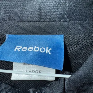 Reebok Women's Black Track Jacket Full Zip Sporty VTG Style L thumbnail 6