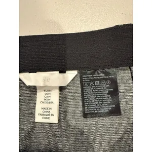 H&M Plaid Mini Skirt Womens Medium Elastic Waist Academia Work Collegiate Travel thumbnail 3