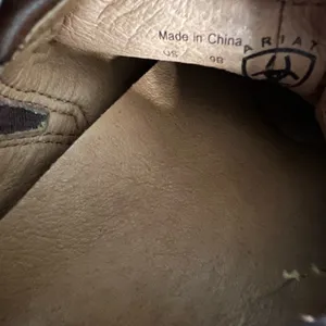 Ariat ATS Equipped Brown Leather Zip Clogs | Women’s 9B thumbnail 6