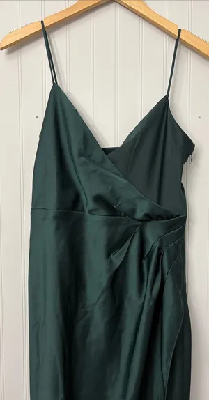 BHLDN Sleeveless Maxi Formal Dress Women Size 4 Dark Green thumbnail 1
