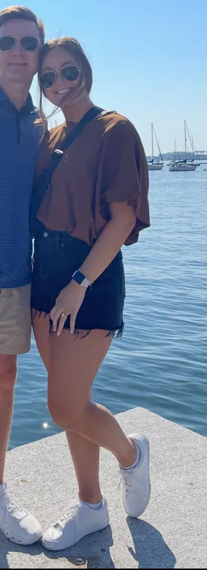 Grey lab brown crop top thumbnail 1