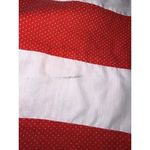 VTG Fruit of the Loom Women's L‎ Large Sweatshirt USA Flag Hood Ribbon Tie thumbnail 5