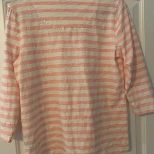 Lauren Ralph Lauren Nautical Striped Top Ties at Neckline Size L NWOT thumbnail 3