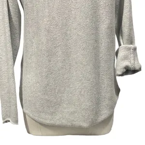 Old Navy Lightweight Grey Boat Neck Sweater thumbnail 4
