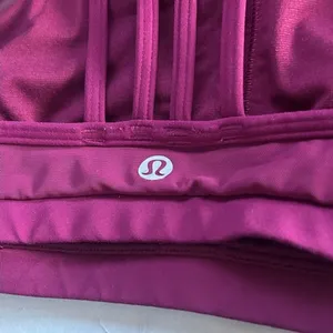 NWOT Lululemon Get Set Bra in Deep Luxe Size 4 thumbnail 9