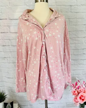 Pink Starry PJ Top Size 3X thumbnail 1