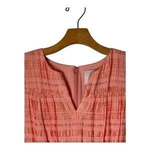 Gal Meets Glam Dress Women 6 Peach Coral Sleeveless Fiona‎ Tiered Maxi Boho thumbnail 6