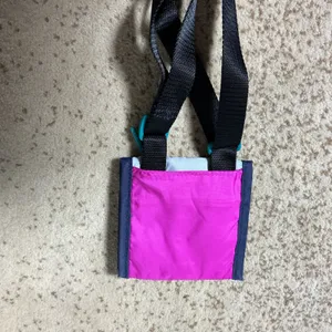 Lululemon Easy Access Crossbody Bag‎ Magenta Neon Yellow Small Travel Pouch thumbnail 5