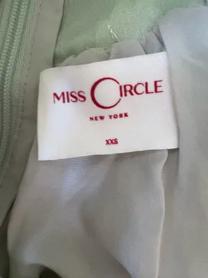 Miss Circle Dress Green Size XXS thumbnail 3