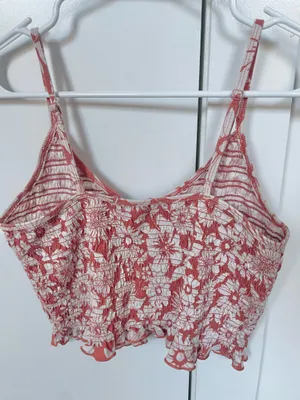 American Eagle Floral Crop Top thumbnail 2