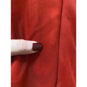House Of CB Katarina Dress Womens XS Red Mesh Ruched Long Bodycon Maxi Party thumbnail 5