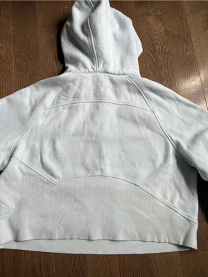 Lululemon Scuba Light Blue Half-Zip Hooded Pullover size M/L thumbnail 6