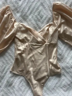 SALTY silk bodysuit thumbnail 1