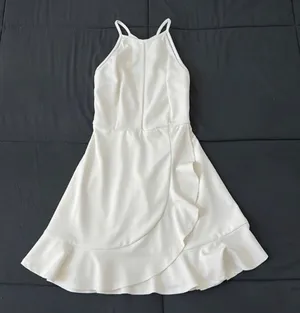 White Halter Dress Size XXS thumbnail 1
