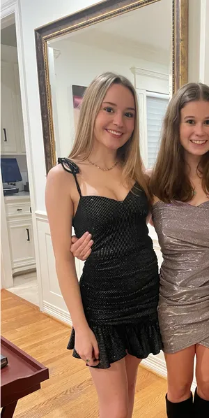 Black Sparkly NYE Set Size XS thumbnail 2