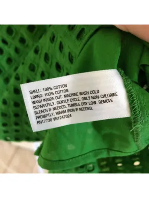 Kate Spade X Target NWT Green Boxy Eyelet Crop Top Size XS Broken Button Loop thumbnail 10