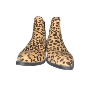 Steve Madden Womens Ankle Boots 7.5 Leopard Print Jerry Calf Hair Pull On Boots‎ thumbnail 3