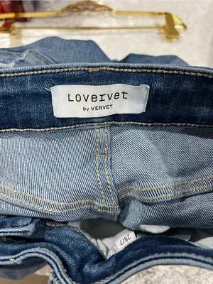 Lovervet By Vervet Mid Rise Full Length Straight Leg Jeans Size 28/7 Stretch thumbnail 12