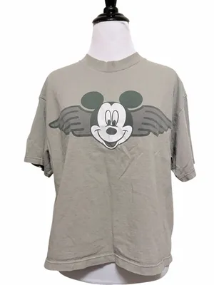 Disney Mickey unlimited medium Mickey Mouse military style tee thumbnail 1