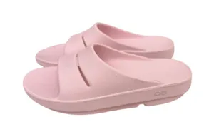 OOFOS OOahh Sandal Pink Slip On Recovery Slides Women's 7 thumbnail 1