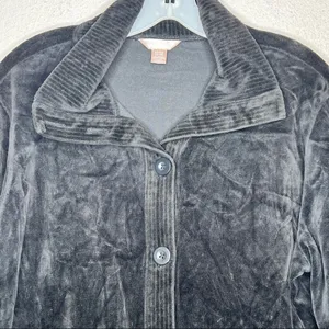 Vintage White‎ Stag Velour Jacket Size XL thumbnail 2