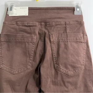 American Eagle Pull On Kick Boot Pants Womens XXS Brown Next Level Stretch NWT thumbnail 4