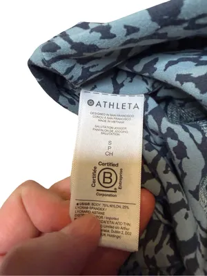 🩶 Athleta Salutation‎ Jogger Ocelot Spot Powervita Yoga Pants Small 🩶 thumbnail 3