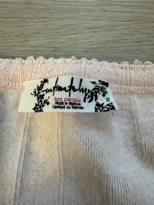 Free People Scoop Neck Ribbed Tee - Pale Pink thumbnail 2