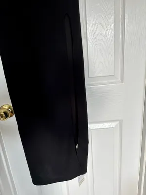 Commence Black Fitted Asymmetric Dress — NWT, Size L thumbnail 2