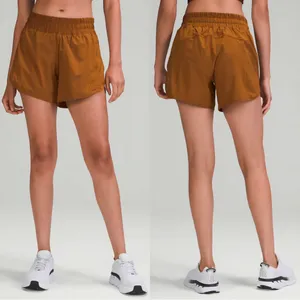NWOT Lululemon Track That Mid-Rise Lined Short 5" Copper Brown Size 0 thumbnail 4
