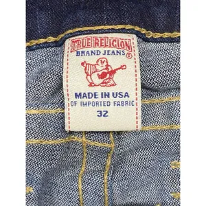 True‎ Religion Women's Billy Low Rise Straight Dark Jeans Size 32x34 thumbnail 8