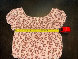Free People Pink Leopard-Print Smocked Crop Top thumbnail 6